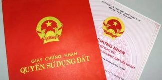 giấy chứng nhận quyền sử dụng đất