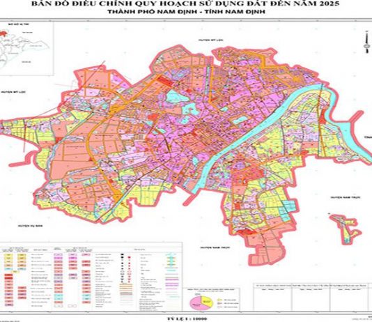 bản đồ quy hoạch thành phố nam định