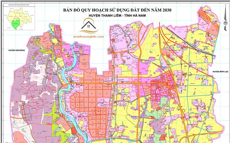 Quy hoạch huyện Thanh Liêm 