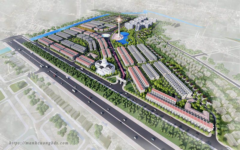 Phối cảnh dự án khu đô thị Yên Bình
