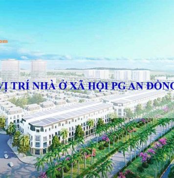 Vị trí dự án nhà ở xã hội PG An Đồng