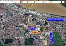 vị trí dự án nhà ở xã hội 4-6-8 Vĩnh Hưng