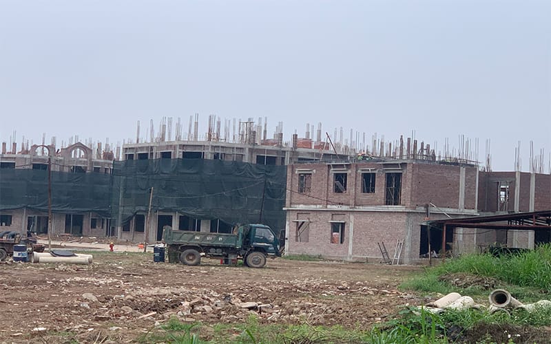 tiến độ thi công dự án nhóm nhà ở Tây Nam Mễ Trì