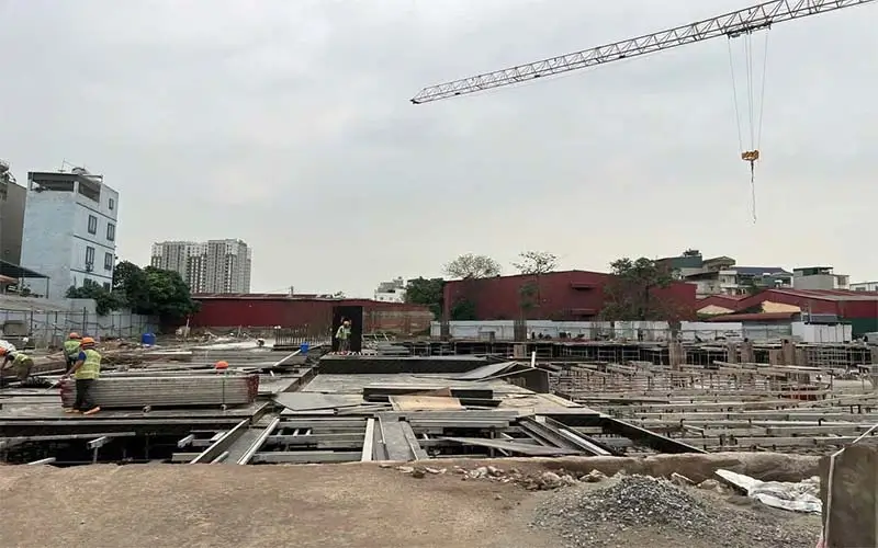 DỰ ÁN NHÀ Ở XÃ HỘI 4-6-8 VĨNH HƯNG - HOÀNG MAI, HÀ NỘI 14 Tiến độ thi công dự án nhà ở xã hội 4-6-8 vĩnh hưng