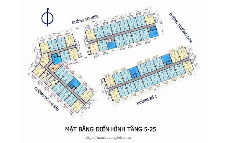 mặt bằng dự án nhà ở xã hội PH