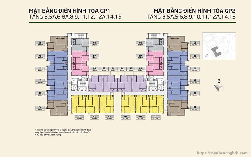 mặt bằng nhà ở xã hội Lạng Sơn Green Park