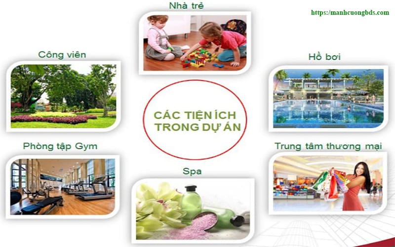 tiện ích nội khu dự án nhà ở xã hội Đông Dương