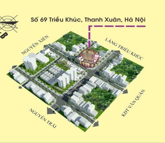 không gian sống tại Diamond Blue 69 Triều Khúc