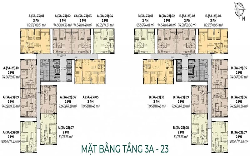 mặt bằng dự án Essensia Nam Sài Gòn