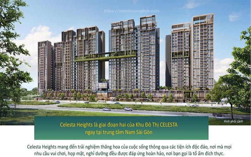 phối cảnh dự án Celesta Heights