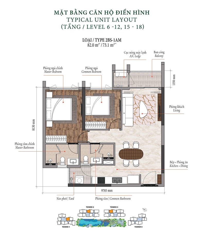 thiết kế dự án Celesta Heights