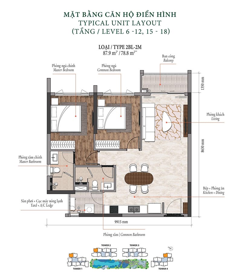 thiết kế dự án Celesta Heights