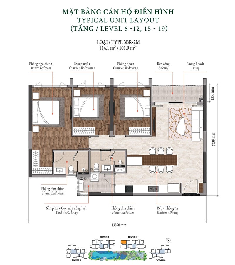 thiết kế dự án Celesta Heights