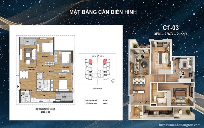 thiết kế Moonlight 1 An Lạc - Green Symphoy