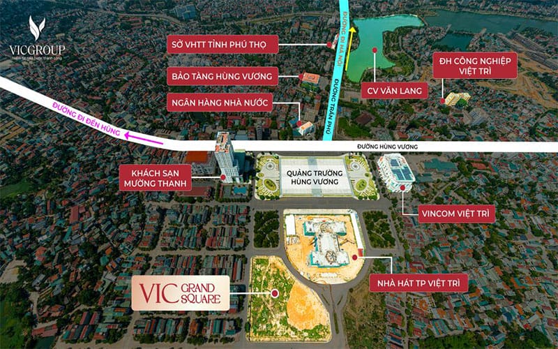 liên kết vùng dự án Vic Grand Square