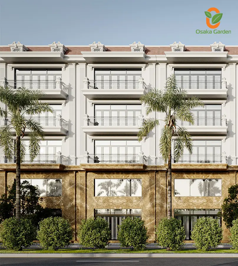 DỰ ÁN KHU ĐÔ THỊ OSAKA GARDEN LAM HẠ - PHỦ LÝ, HÀ NAM 12 shophouse dự án khu đô thị Osaka Garden Lam Hạ