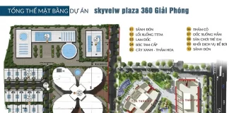 mặt bằng thiết kế dự án SkyView Plaza 360 Giải Phóng