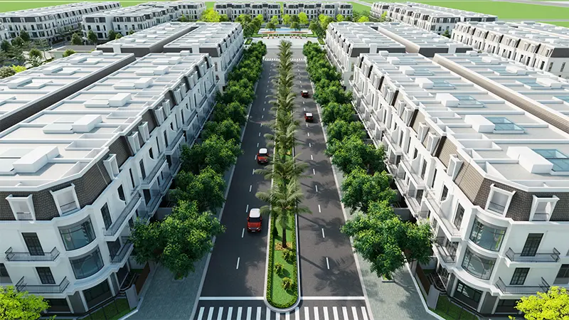 biệt thự dự án Tân Thanh Elite City thanh liêm