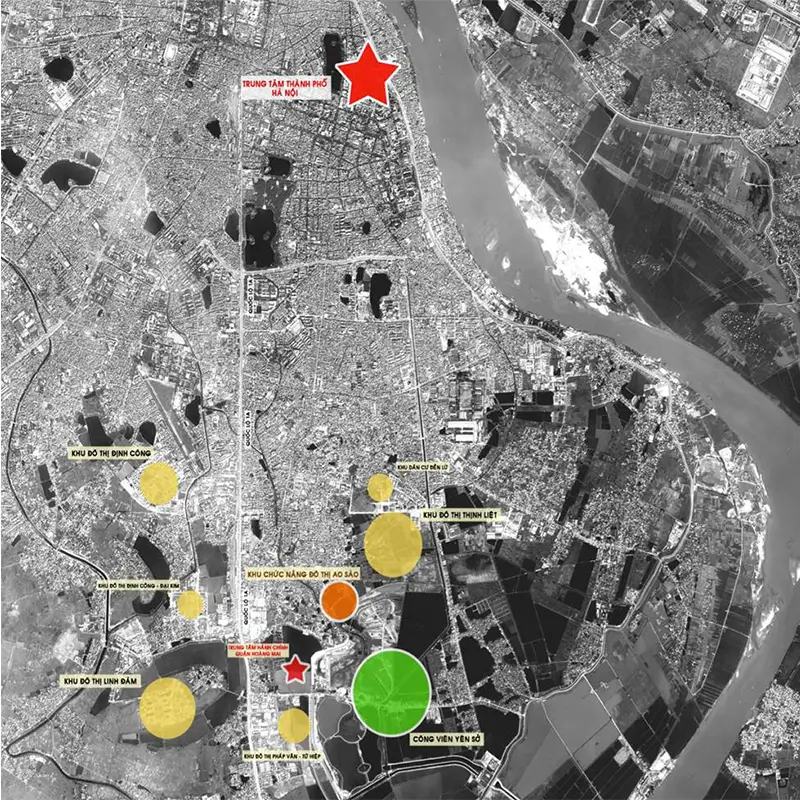 DỰ ÁN NHÀ Ở XÃ HỘI AO SÀO CT1 - HOÀNG MAI, HÀ NỘI 3 vị trí dự án nhà ở xã hội Ao Sào CT1