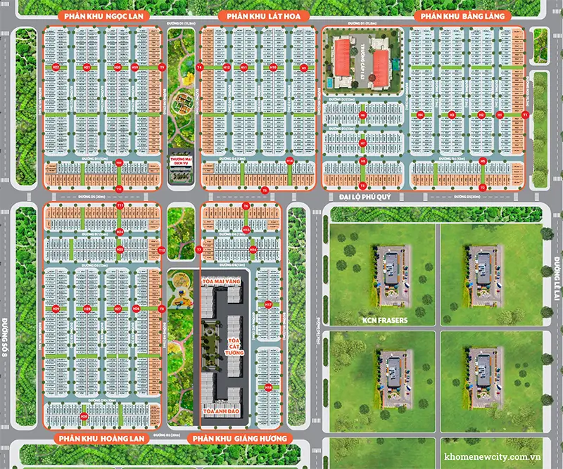 DỰ ÁN NHÀ Ở XÃ HỘI K HOME NEW CITY - THỦ DẦU MỘT, BÌNH DƯƠNG 4 mặt bằng dự án Nhà ở xã hội K-Home New City