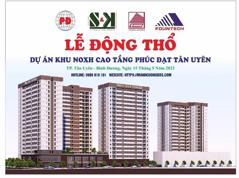 Nhà ở xã hội Phúc Đạt Tower Tân Uyên
