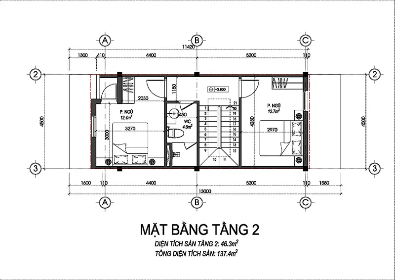 Mặt bằng thiết kế dự án nhà ở xã hội Color Home Lê Hồ Kim Bảng 11 mặt bằng thiết kế căn thường dự án nhà ở xã hội Color Home Lê Hồ
