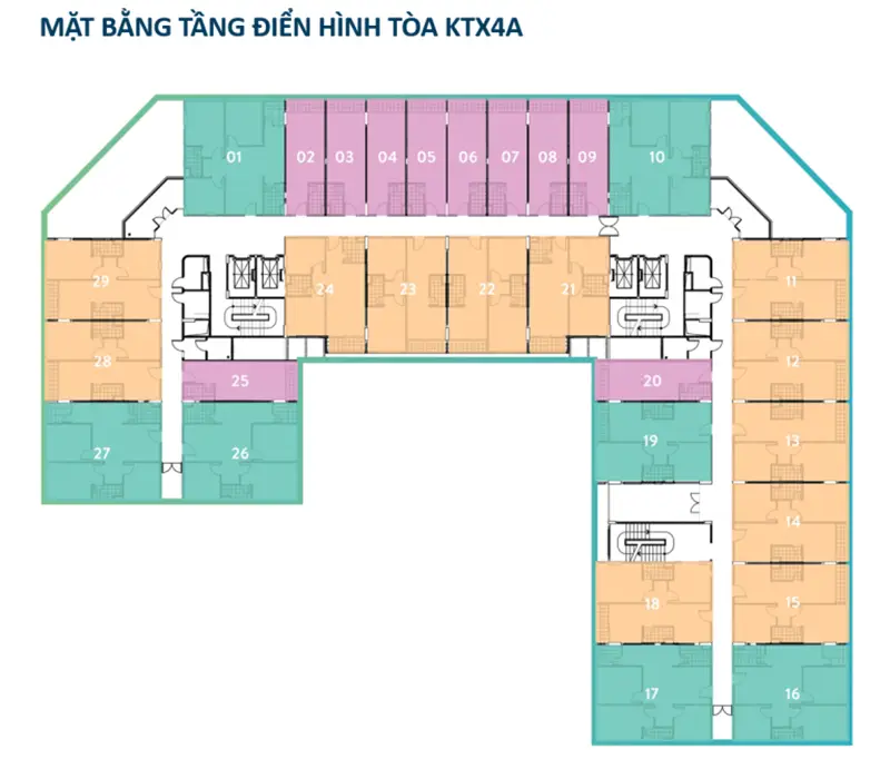 DỰ ÁN NHÀ Ở XÃ HỘI VIGLACERA ĐỒNG VĂN 4 - KIM BẢNG, HÀ NAM 4 mặt bằng thiết kế nhà ở xã hội Viglacera Đồng Văn 4