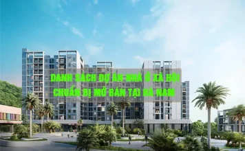 dự án nhà ở xã hội tại Hà Nam