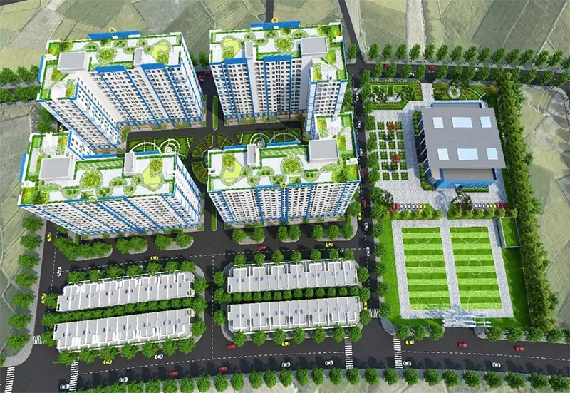 DỰ ÁN NHÀ Ở XÃ HỘI CÔNG ĐOÀN VĨNH PHÚC IEC RESIDENCES 3 Dự án nhà ở xã hội thiết chế công đoàn Vĩnh Phúc