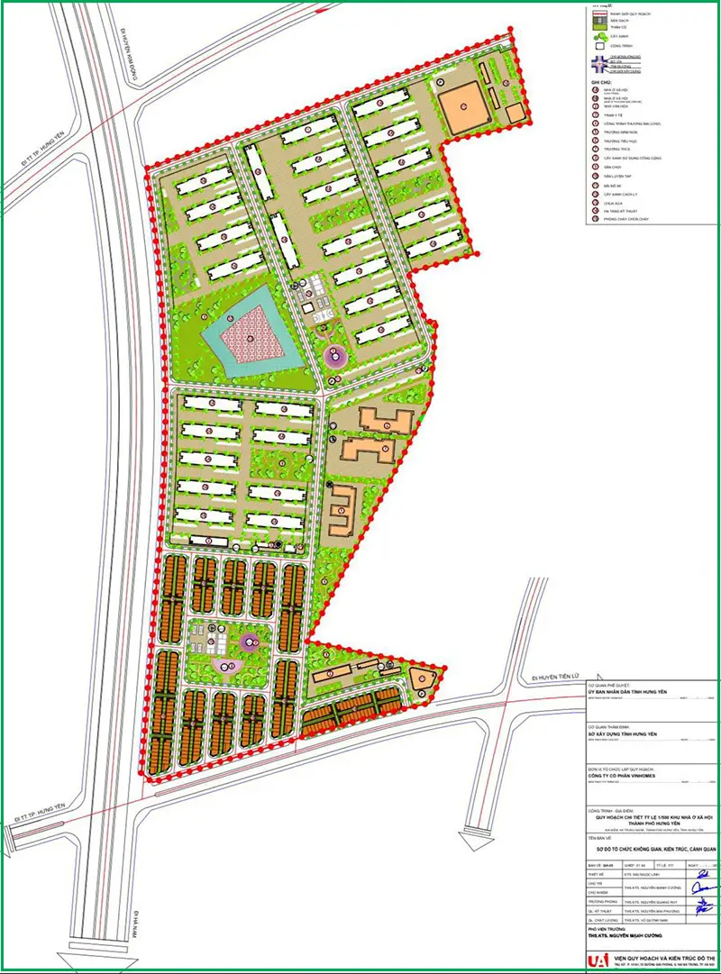 DỰ ÁN NHÀ Ở XÃ HỘI VINHOMES HAPPY HOME PHỐ HIẾN - HƯNG YÊN 5 mặt bằng thiết kế dự án nhà ở xã hội Happy Home Phố Hiến