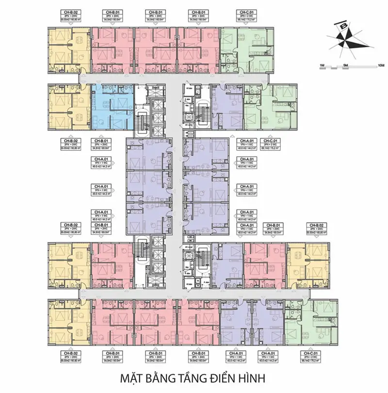 DỰ ÁN NHÀ Ở XÃ HỘI TÂN LẬP - ĐAN PHƯỢNG, HÀ NỘI 6 mặt bằng thiết kế dự án nhà ở xã hội Tân Lập