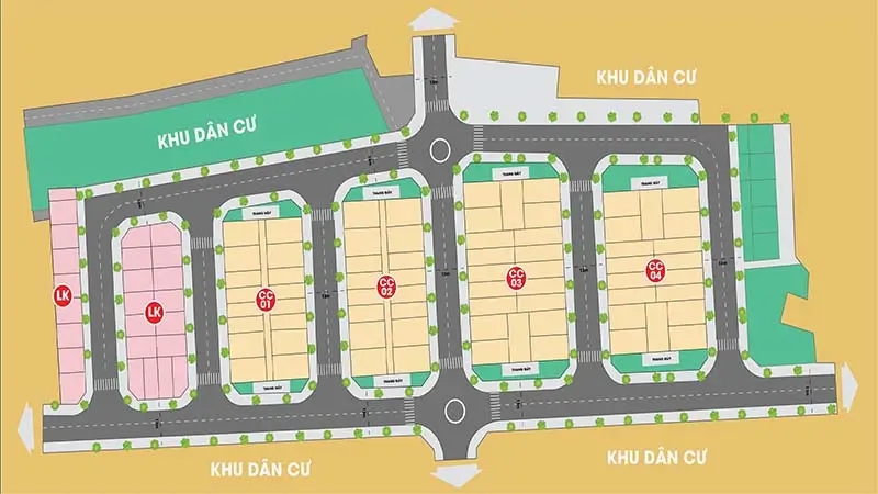 DỰ ÁN NHÀ Ở XÃ HỘI VIỆT TÍN RIVERSIDE - KIẾN AN, HẢI PHÒNG 5 mặt bằng dự án Nhà ở xã hội Việt Tín Riverside
