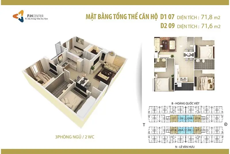 thiết kế căn hộ dự án nhà ở xã hội Phố Hiến Center point