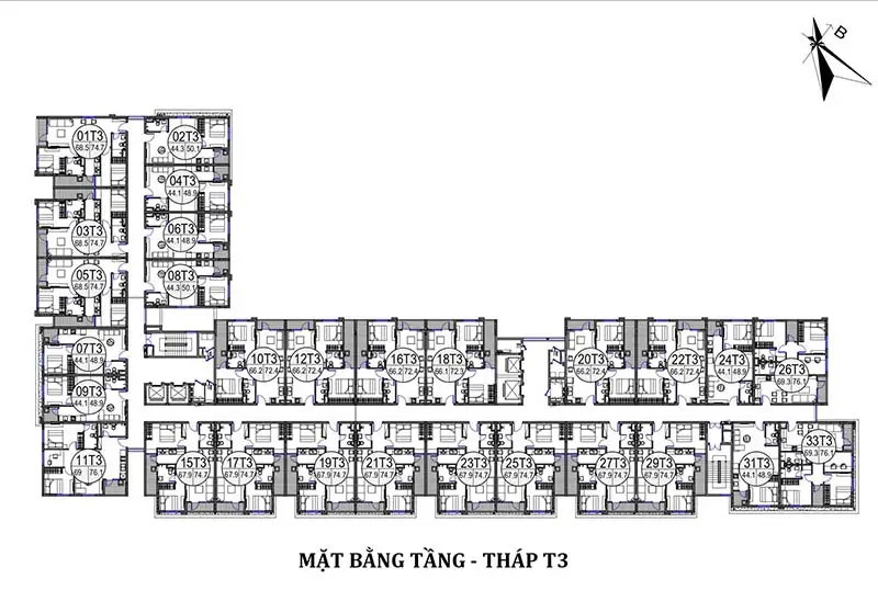 DỰ ÁN NHÀ Ở XÃ HỘI BẢO NINH 2 - ĐỒNG HỚI, QUẢNG TRỊ 5 mặt bằng thiết kế dự án nhà ở xã hội Bảo Ninh 2