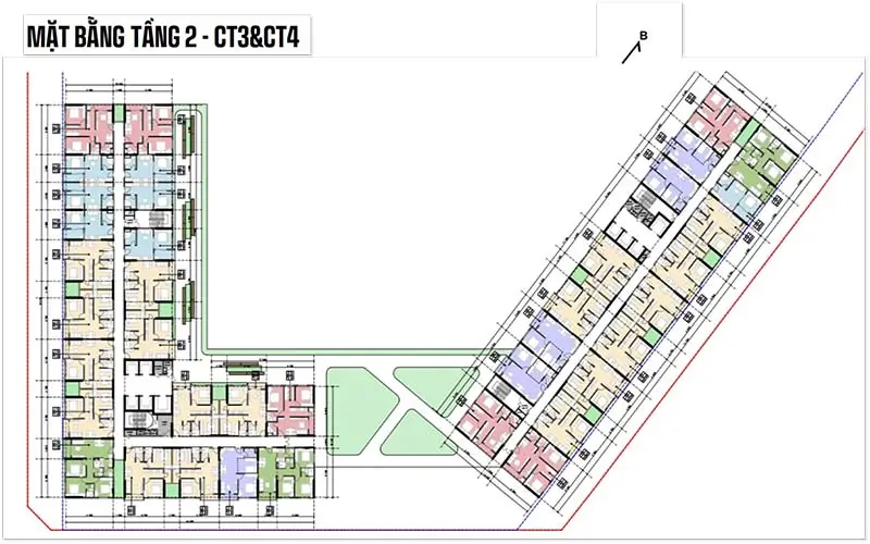 DỰ ÁN NHÀ Ở XÃ HỘI HARMONY HOUSE HOÀNH BỒ, QUẢNG NINH 10 mặt bằng thiết kế Nhà ở xã hội Harmony House Hoành Bồ quảng ninh