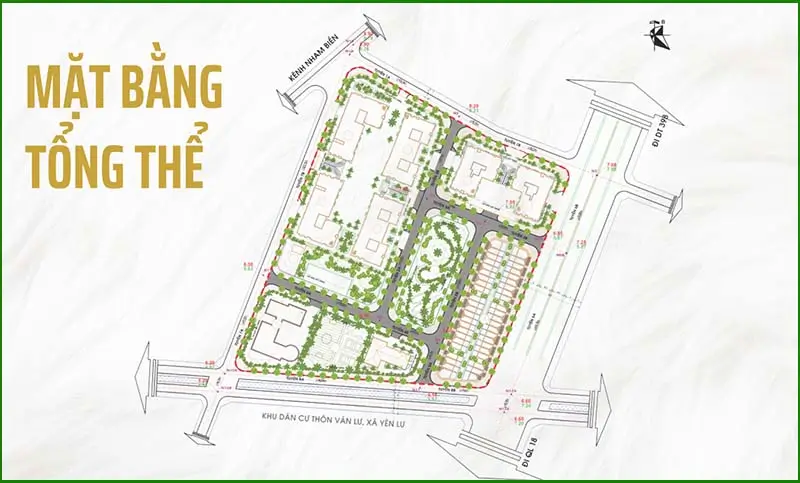 DỰ ÁN NHÀ Ở XÃ HỘI NHAM BIỀN RESIDENCE - YÊN DŨNG, BẮC NINH 9 mặt bằng Dự án nhà ở xã hội Nham Biền Residence