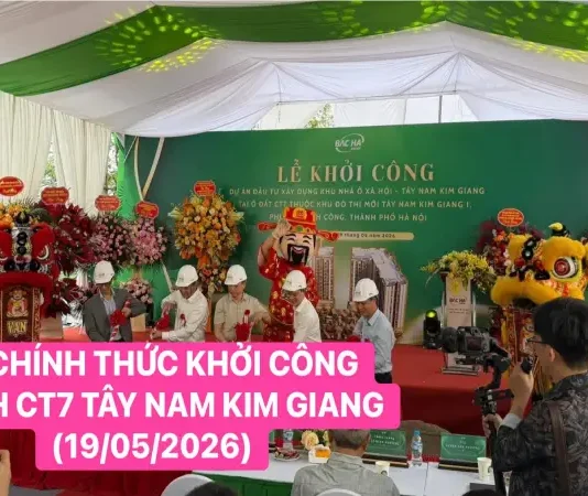 khởi công nhà ở xã hội ct7 tây nam kim giang