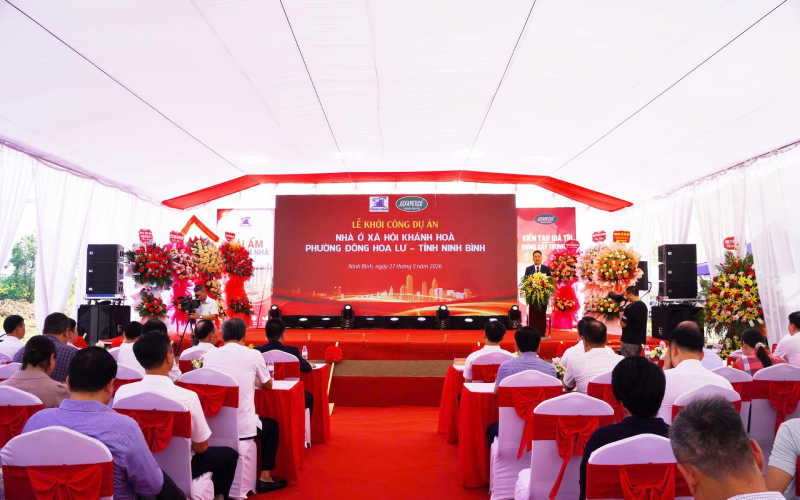 khởi công Dự án nhà ở xã hội Khánh Hòa Ninh Bình